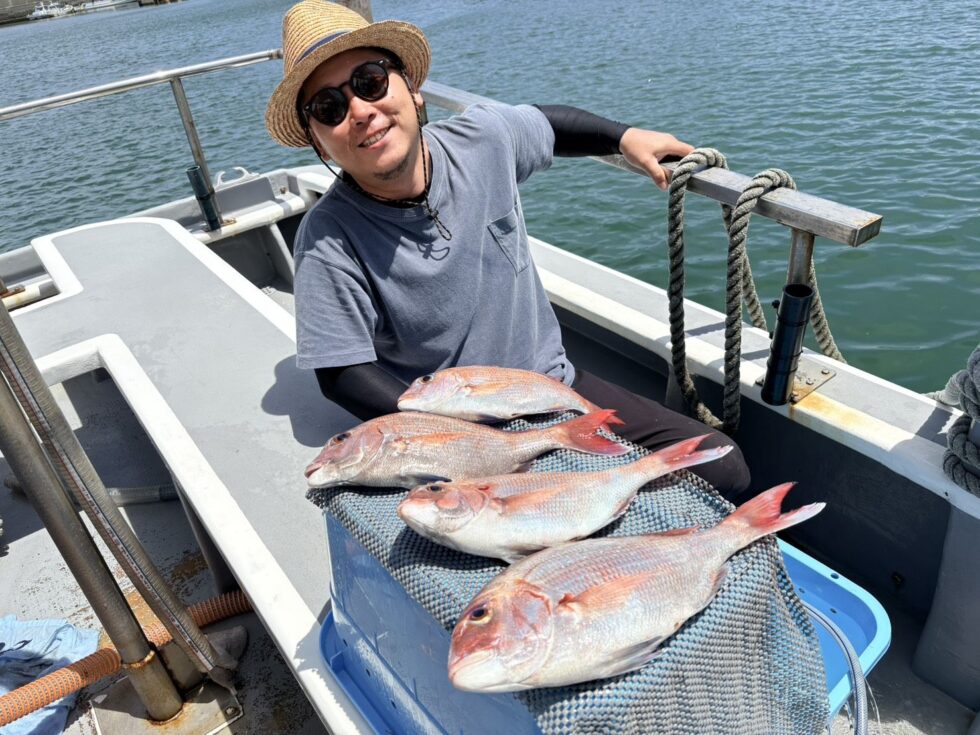 春の一つテンヤ真鯛終盤戦に突入です!