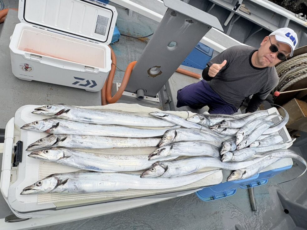 テンヤタチウオ専門、一気に盛り上がってますよ！