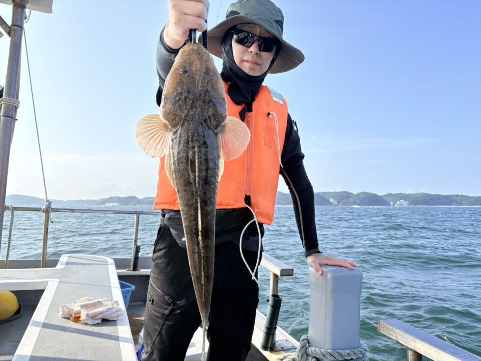 午後便キス釣り、嬉しい外道もヒット!