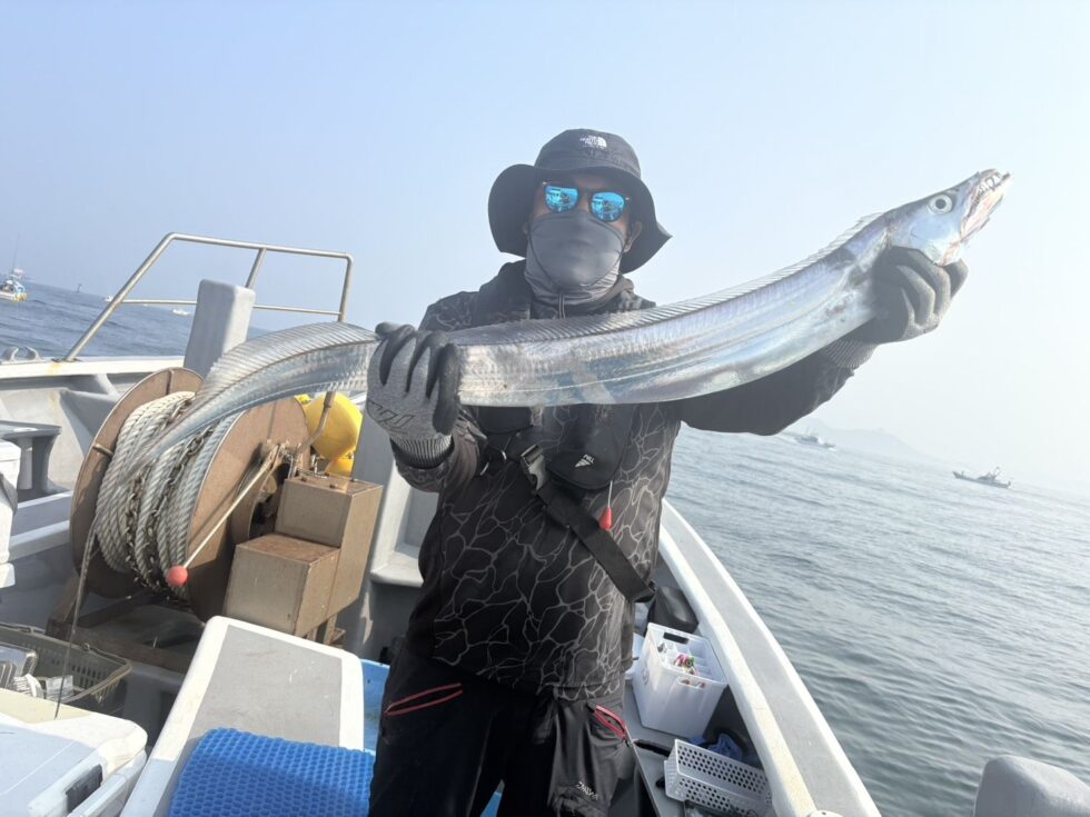 120㎝ドラゴンゲット！伊良湖水道大型タチウオチャンス！