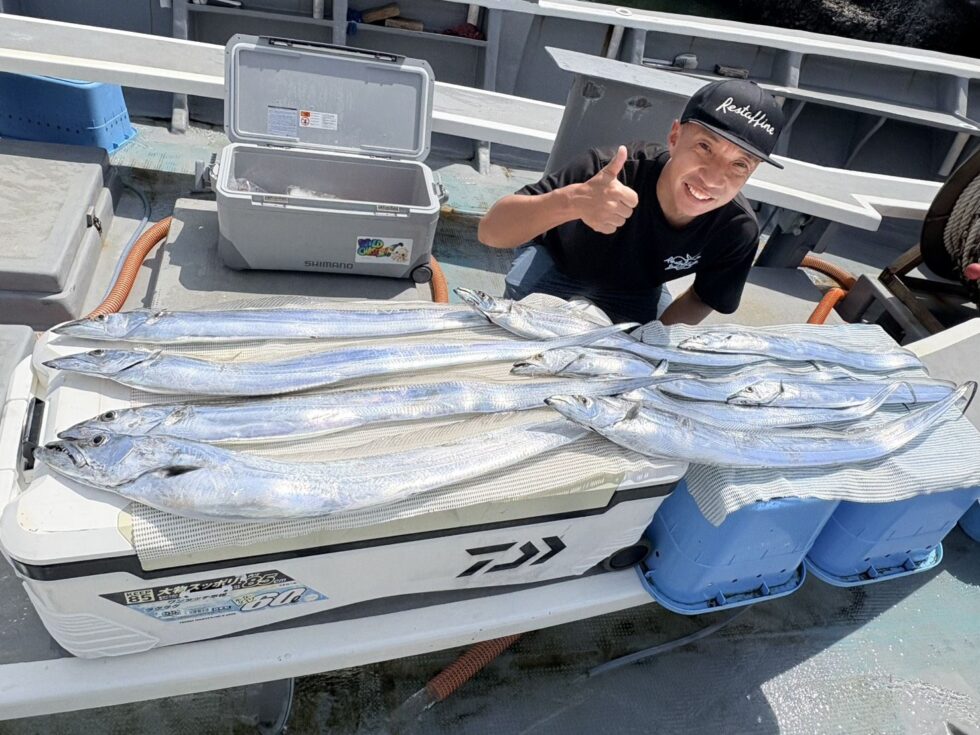 伊良湖水道タチウオ絶好調ー！