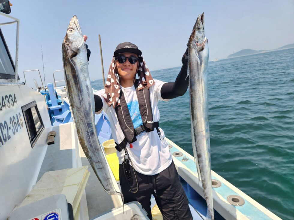 ２隻分乗ゆったり釣行でした