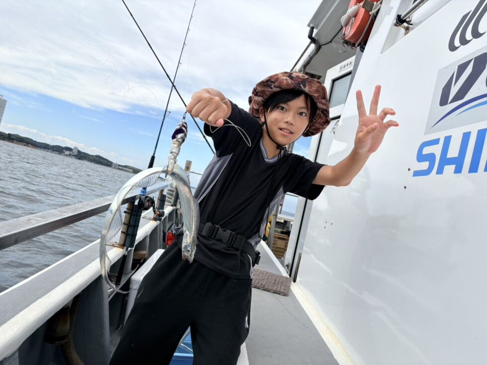 午後ショートコース、釣りボーイもテンヤで掛けまくり！