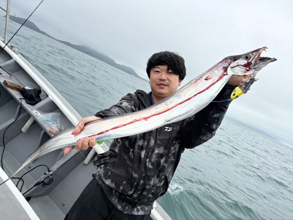 伊良湖水道ドラゴンタチウオ！121㎝！