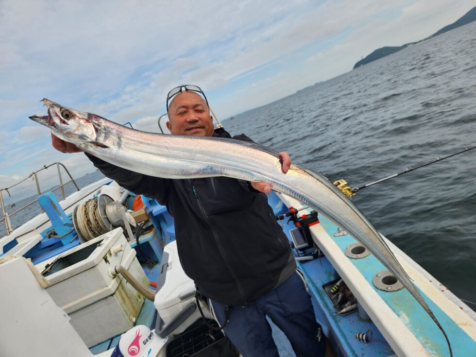 伊良湖沖大型タチウオ！