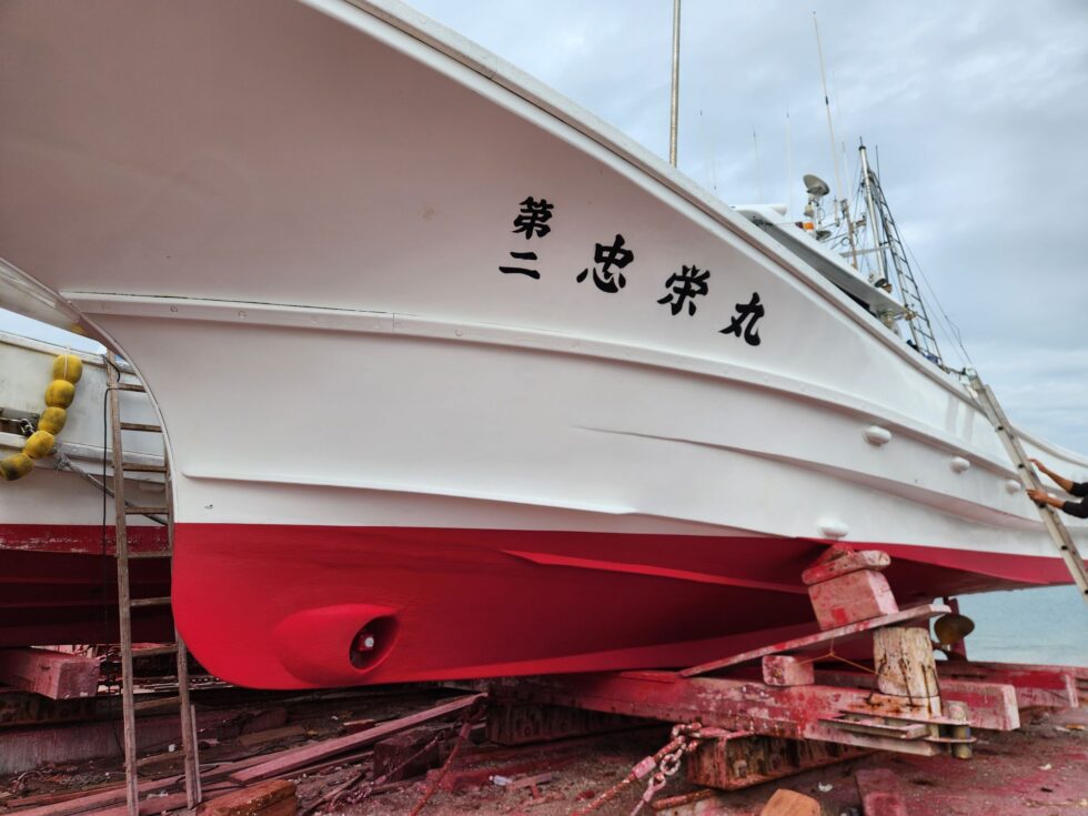 船底掃除&塗装完了です