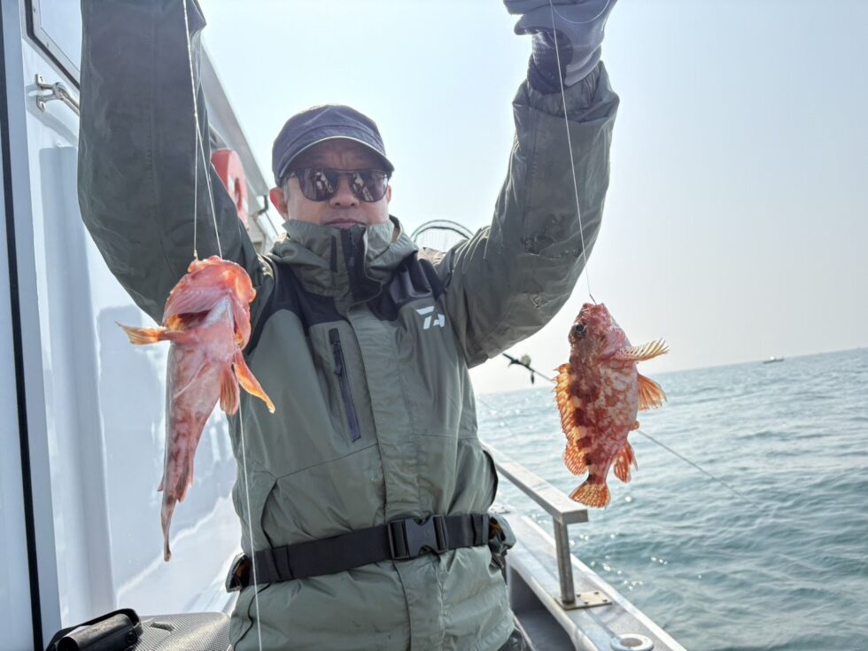 ウタセ五目船！良型カサゴ絶好調！