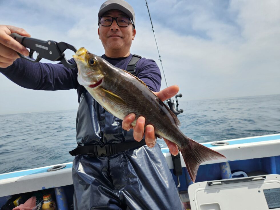 シマノモニターさんもしっかりと釣ってました！