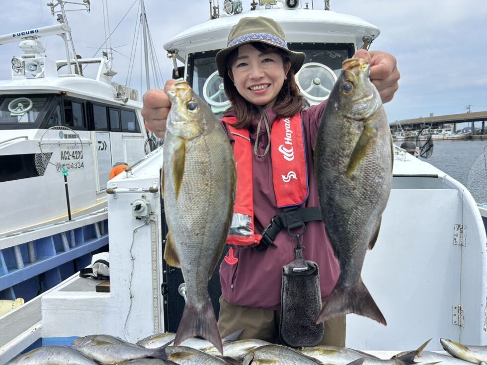 萩原香さん釣りまくりー!お見事でした