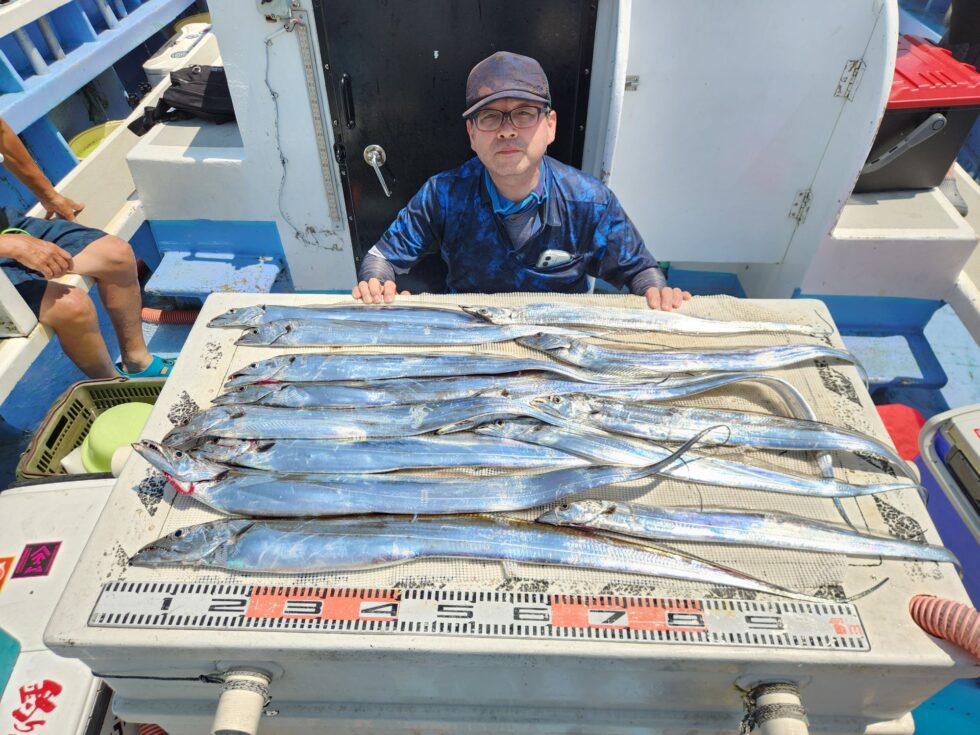 伊良湖水道テンヤタチウオ専門!魚影濃いですよ!
